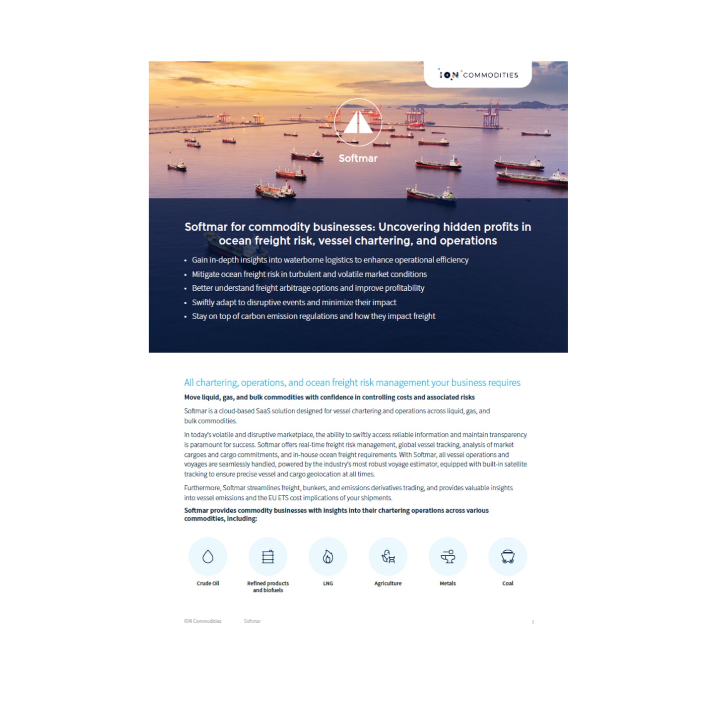 ION Commodities - Softmar - Folded Leaflet