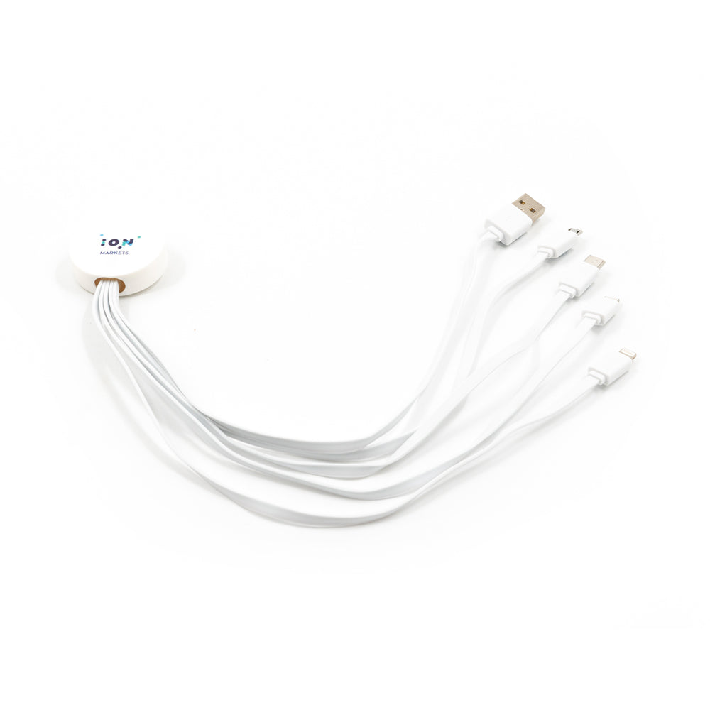 Markets - Bespoke Soft PVC Light Up 5in1 Charging Cable