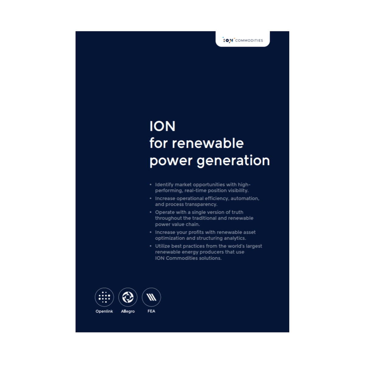 ION - ION for Renewable Power Generation